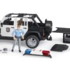 BRUDER 02526 JEEP WRANGLER UNLIMITED RUBICON POLICE VEHICLE WITH POLICEMAN AND ACCESSORIES