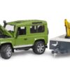 BRUDER 02593 LAND ROVER DEFENDER WITH TRAILER, JCB EXCAVATOR AND MAN KOUREAS TOYS
