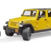 BRUDER 02543 JEEP WRANGLER RUBICON W. MOUNTAIN BIKE AND CYCLIST