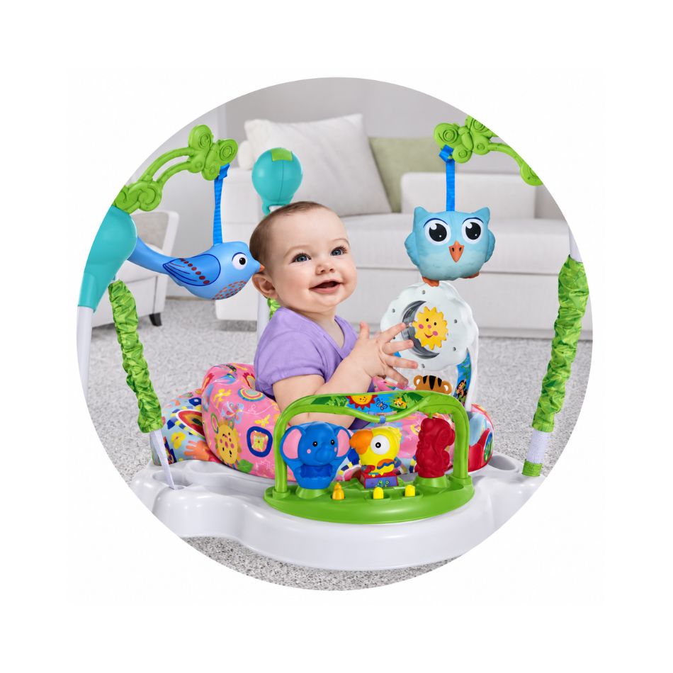 BABY JUMPER ACTIVITY CENTRE WITH MUSIC, LIGHTS & 360° ROTATING SEAT – 88606 KOUREAS TOYS
