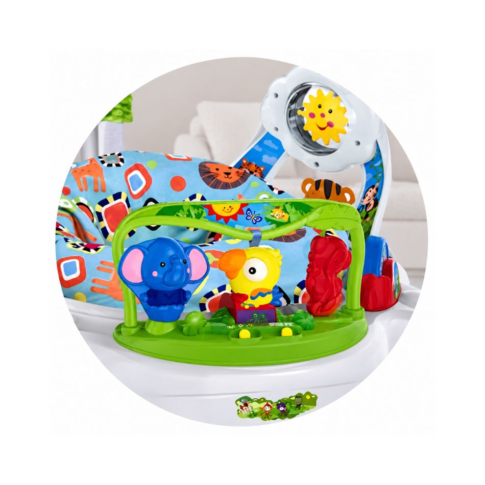 BABY JUMPER ACTIVITY CENTRE WITH MUSIC, LIGHTS & 360° ROTATING SEAT – 88606 KOUREAS TOYS