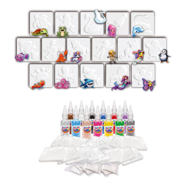 AS 88995 AQUA GELZ 3D SQUISHY FIGURES WORKSHOP GIGA ACTIVITY SET