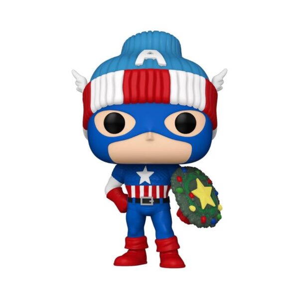 FUNKO POP! MARVEL: HOLIDAY CAPTAIN AMERICA 1438 KOUREAS TOYS
