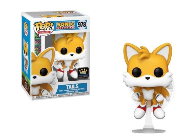 FUNKO POP! GAMES: SONIC THE HEDGEHOG TAILS FLYING FLOCKED SPECIALTY SERIES 978 KOUREAS TOYS