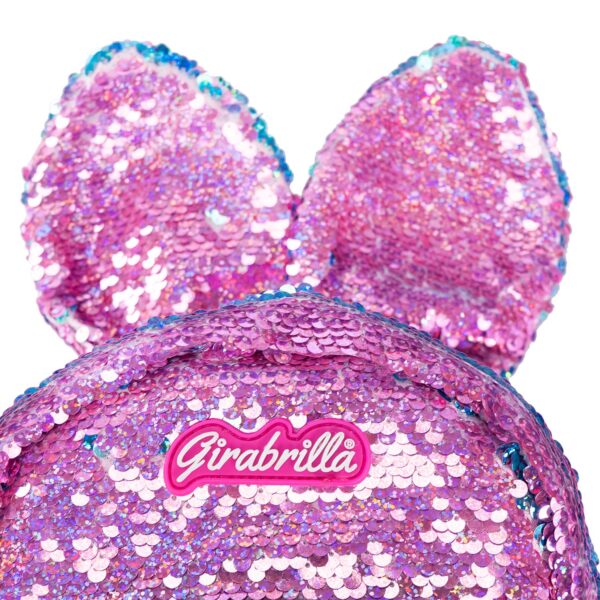 NICE 19082 GIRABRILLA BUNNY BACKPACK MAGENTA/BLUE KOUREAS TOYS