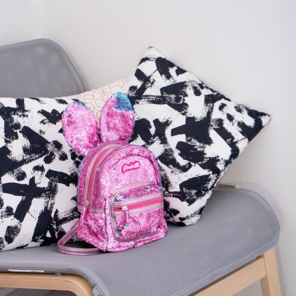 NICE 19082 GIRABRILLA BUNNY BACKPACK MAGENTA/BLUE KOUREAS TOYS