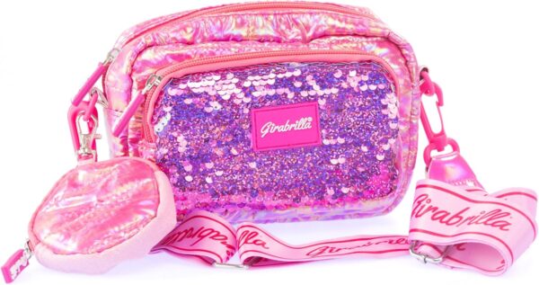 NICE GIRABRILLA PUFFER CLUTCH BAG MAGENTA KOUREAS TOYS