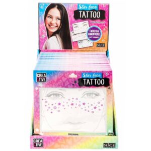 NICE 02604 STAR FACE TATTOO KOUREAS TOYS