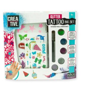 NICE 02082 GLITTER TATTOO BIG SET KOUREAS TOYS