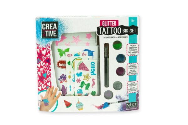 NICE 02082 GLITTER TATTOO BIG SET KOUREAS TOYS