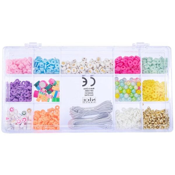 NICE 87042 ABC HEISHI POP BEADS 500 KOUREAS TOYS