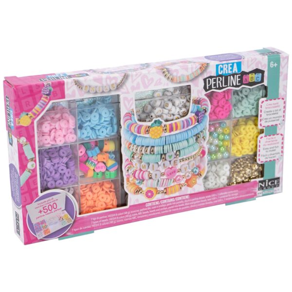 NICE 87042 ABC HEISHI POP BEADS 500 KOUREAS TOYS