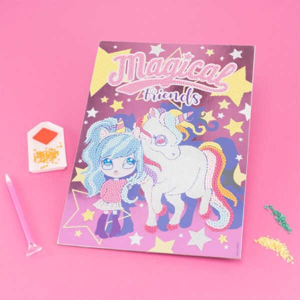 NICE 90021 DIAMANTINY DESIGN ART MAGICAL FRIENDS KOUREAS TOYS