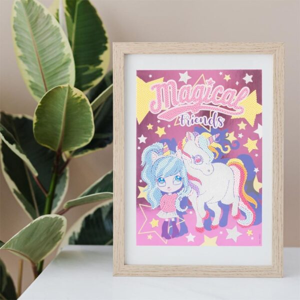 NICE 90021 DIAMANTINY DESIGN ART MAGICAL FRIENDS KOUREAS TOYS