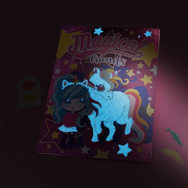 NICE 90021 DIAMANTINY DESIGN ART MAGICAL FRIENDS KOUREAS TOYS