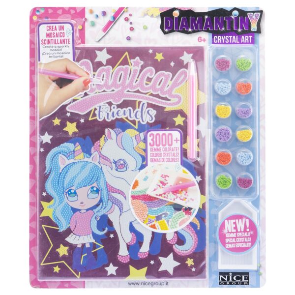 NICE 90021 DIAMANTINY DESIGN ART MAGICAL FRIENDS KOUREAS TOYS