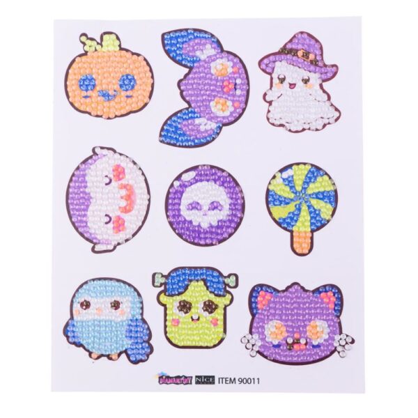 NICE 90011 DIAMANTINY DECO STICKERS FLUO FRIENDS KOUREAS TOYS