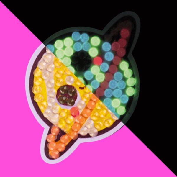 NICE 90011 DIAMANTINY DECO STICKERS FLUO FRIENDS KOUREAS TOYS