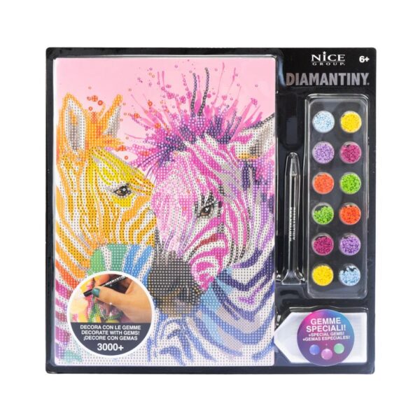 NICE 96332 DIAMANTINY LEVEL UP WATERCOLOR - ZEBRAS KOUREAS TOYS