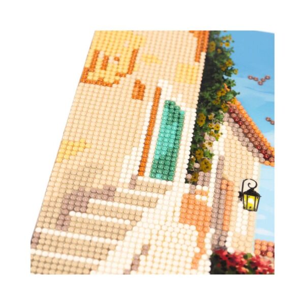 NICE 96351 DIAMANTINY LEVEL UP LANDSCAPE PAINTINGS - SEASIDE VILLAGE KOUREAS TOYS