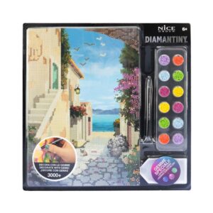 NICE 96351 DIAMANTINY LEVEL UP LANDSCAPE PAINTINGS - SEASIDE VILLAGE KOUREAS TOYS