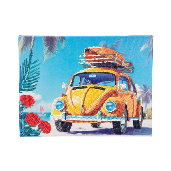 NICE 96566 DIAMANTINY QUADRO II - YELLOW CAR KOUREAS TOYS