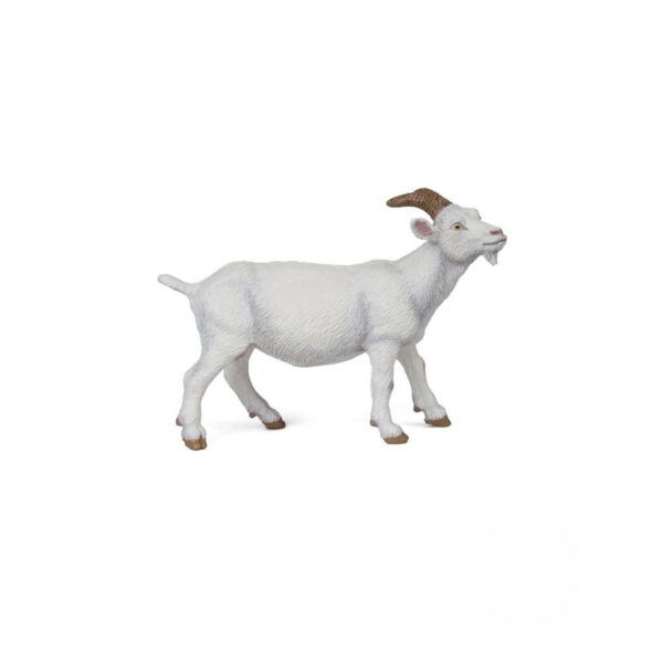51144 PAPO FARMYARD WHITE NANNY GOAT KOUREAS TOYS