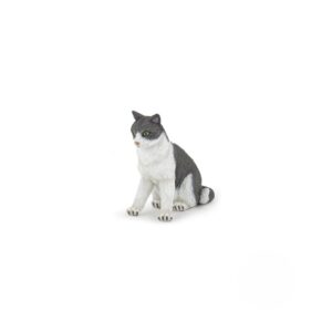 54033 PAPO DOG & CAT SITTING DOWN CAT KOUREAS TOYS