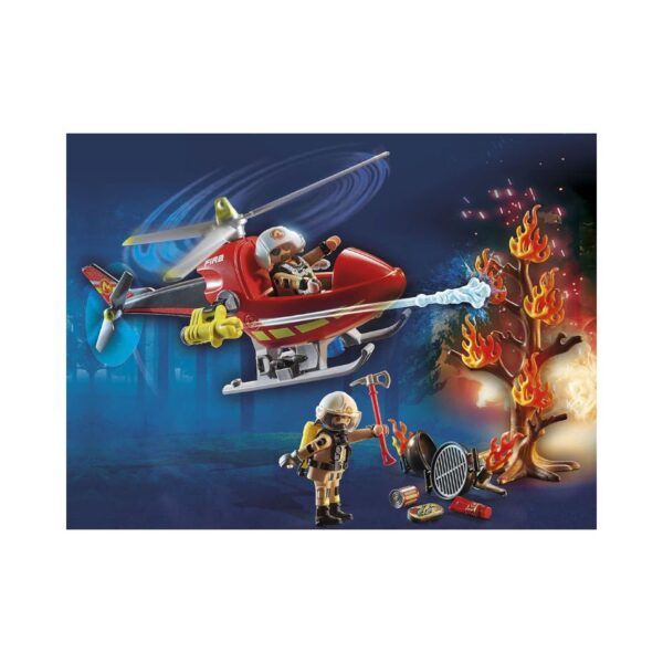 PLAYMOBIL 71195 FIRE HELICOPTER KOUREAS TOYS