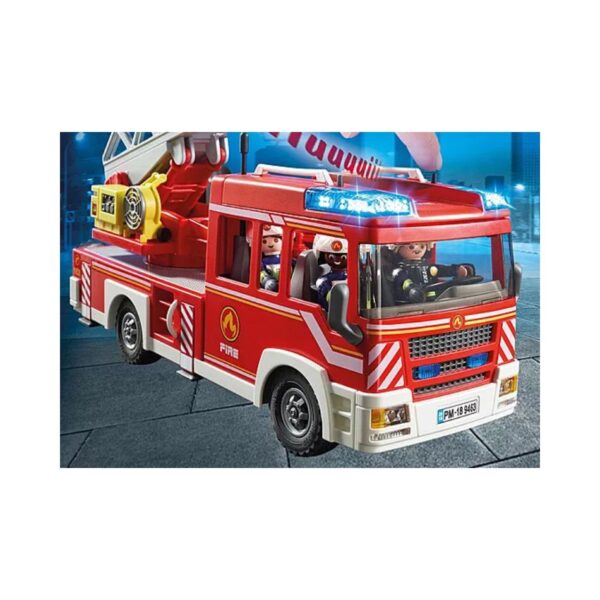 PLAYMOBIL 9463 FIRE TRUCK WITH LADDER AND RESCUE BASKET KOUREAS TOYS