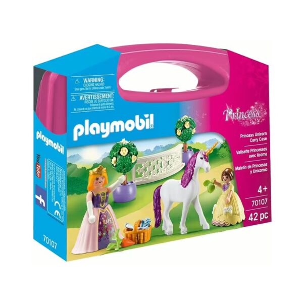 PLAYMOBIL 70107 MAXI PRINCESS SUITCASE WITH UNICORN KOUREAS TOYS