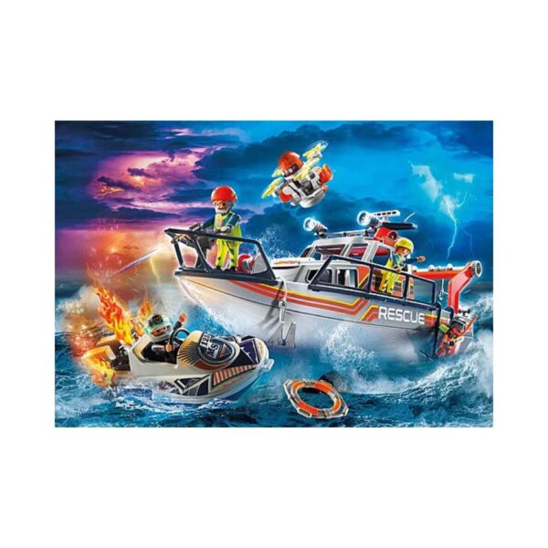 PLAYMOBIL 70140 FIREFIGHTING OPERATION WITH RESCUE BOAT KOUREAS TOYS