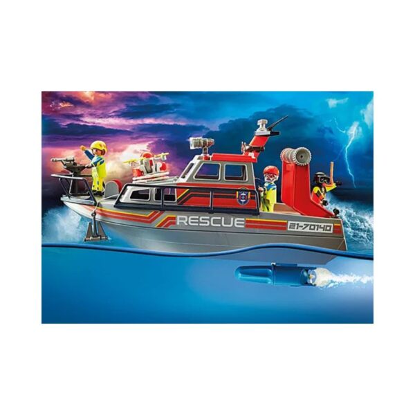 PLAYMOBIL 70140 FIREFIGHTING OPERATION WITH RESCUE BOAT KOUREAS TOYS