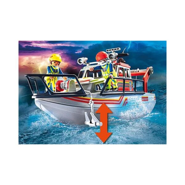 PLAYMOBIL 70140 FIREFIGHTING OPERATION WITH RESCUE BOAT KOUREAS TOYS