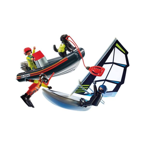 PLAYMOBIL 70141 SAILBOAT RESCUE WITH INFLATABLE BOAT KOUREAS TOYS