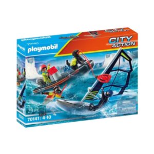 PLAYMOBIL 70141 SAILBOAT RESCUE WITH INFLATABLE BOAT KOUREAS TOYS