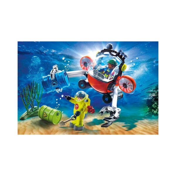 PLAYMOBIL 70142 UNDERWATER CLEANING COMPANY KOUREAS TOYS