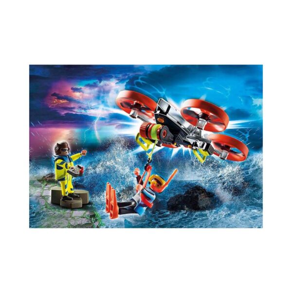 PLAYMOBIL 70143 DIVER RESCUE OPERATION WITH DRONE KOUREAS TOYS