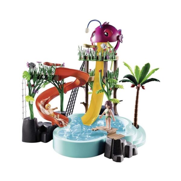 PLAYMOBIL 70609 AQUA PARK WITH WATER SLIDES KOUREAS TOYS