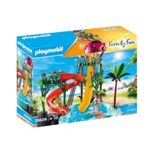 PLAYMOBIL 70609 AQUA PARK WITH WATER SLIDES KOUREAS TOYS