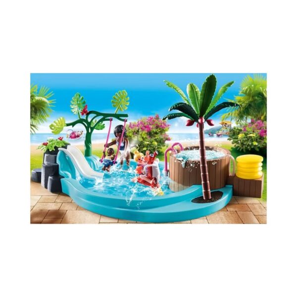 PLAYMOBIL 70611 CHILDREN'S POOL WITH WHIRLPOOL KOUREAS TOYS