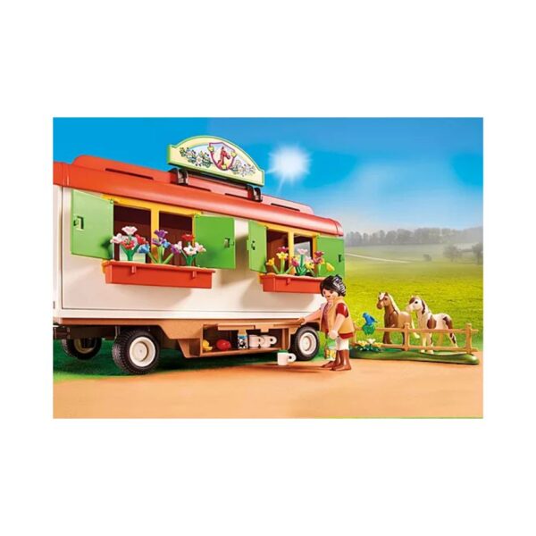 PLAYMOBIL 70510 COUNTRY CAMPING WITH CARAVAN AND PONY KOUREAS TOYS