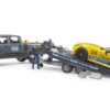 BRUDER 02504 RAM POWER WAGON & ROADSTER BRUDER RACING TEAM KOUREAS TOYS