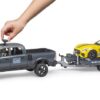BRUDER 02504 RAM POWER WAGON & ROADSTER BRUDER RACING TEAM KOUREAS TOYS