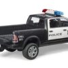 BRUDER 02505 RAM 2500 POLICE PICK-UP TRUCK WITH POLICE OFFICER KOUREAS TOYS