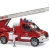 BRUDER 02673 MB SPRINTER FIRE SERVICE WITH TURNTABLE LADDER, PUMP AND LIGHT & SOUND MODULE KOUREAS TOYS