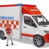 BRUDER 02676 MB SPRINTER AMBULANCE WITH DRIVER KOUREAS TOYS