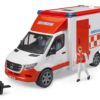 BRUDER 02676 MB SPRINTER AMBULANCE WITH DRIVER KOUREAS TOYS