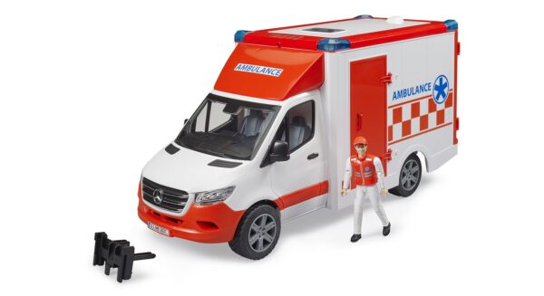 BRUDER 02676 MB SPRINTER AMBULANCE WITH DRIVER KOUREAS TOYS