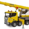 BRUDER 03571 SCANIA SUPER 560R LIEBHERR CRANE TRUCK WITH LIGHT AND SOUND MODULE KOUREAS TOYS